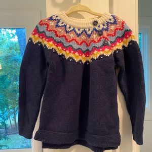 Mini Boden Fairisle Sweater Size 5
